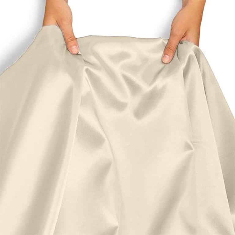 Suncurtain Drapery Satin Silk WP · Creme / Løbende Meter