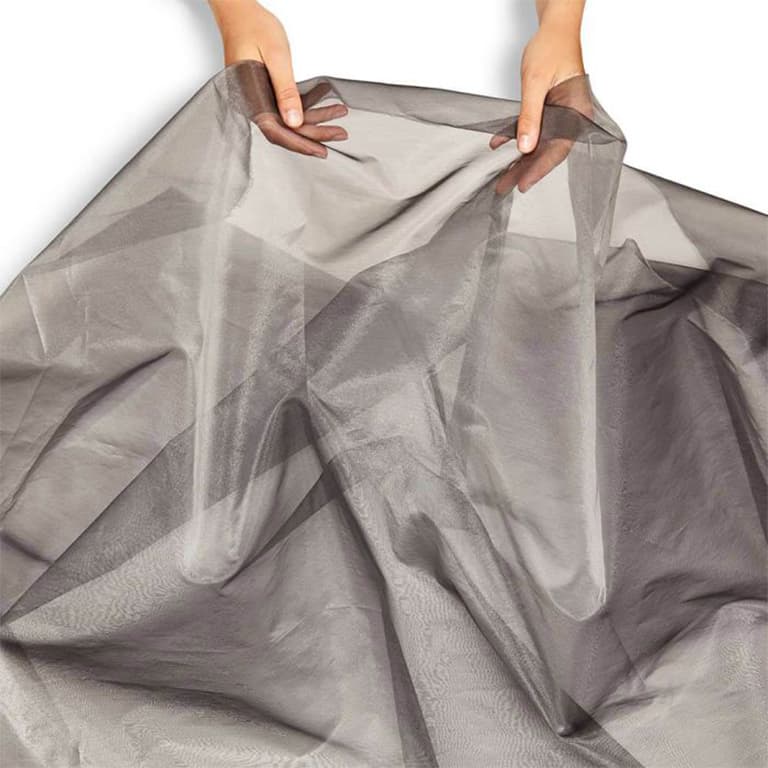 Suncurtain Laser Fabric Iridium · Black / 30 Meter