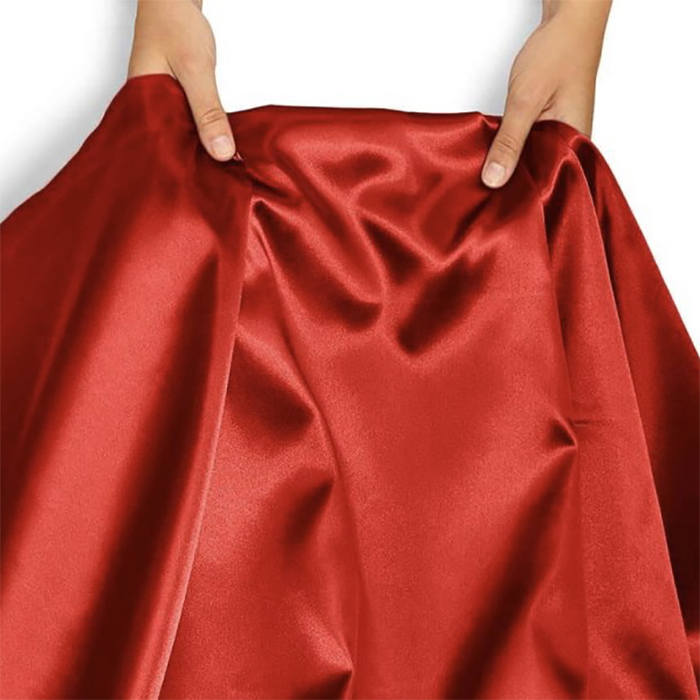 Sunstill - Drapery Satin Silk - WP - Flag red