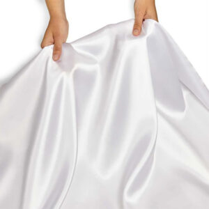 Sunstill - Drapery Satin Silk - WP - Snow White